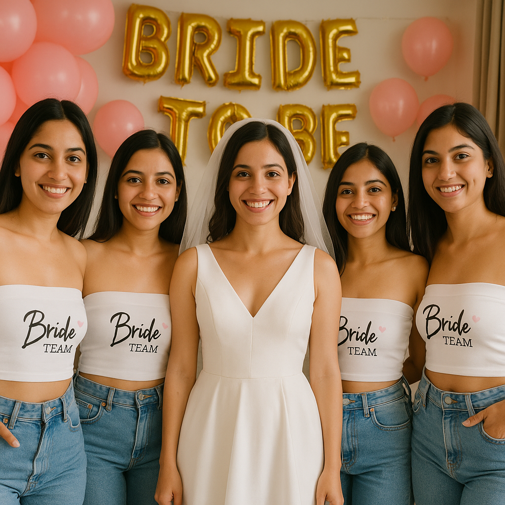 'Bride Team' Tube Top
